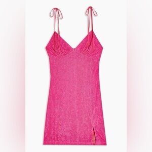 Topshop Pink Mini Dress NWT size 4